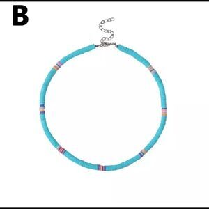 🍄🍄BOHO POLYMER CLAY CHOKER NECKLACE‎